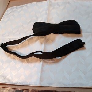L&M Fashion Polyester Black Bow Tie